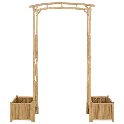 Garden Arch Natural 69.69 x 15.75 x 80.71 in Bamboo