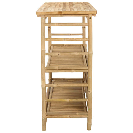 Outdoor Bar Table Natural 43.31 x 19.69 x 41.34 in Bamboo