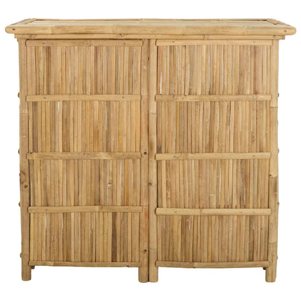 Outdoor Bar Table Natural 45.28 x 21.65 x 41.34 in Bamboo