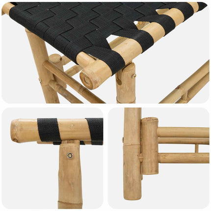 Garden Bench 43.31 x 14.96 x 15.75 in Bamboo Natural