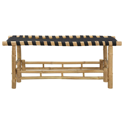 Garden Bench 43.31 x 14.96 x 15.75 in Bamboo Natural
