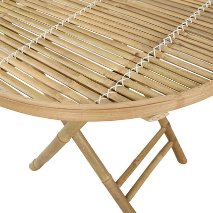 Garden Table Natural 31.50 x 27.56 in Bamboo