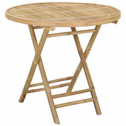 Garden Table Natural 31.50 x 27.56 in Bamboo
