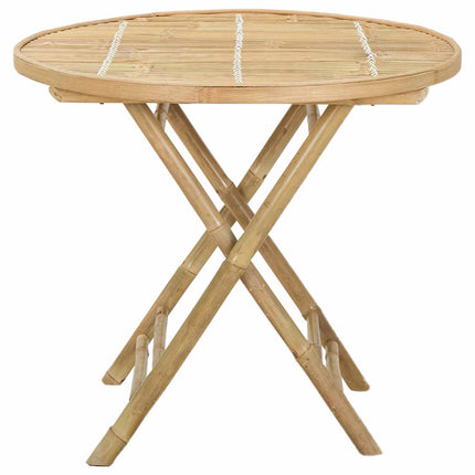 Garden Table Natural 31.50 x 27.56 in Bamboo