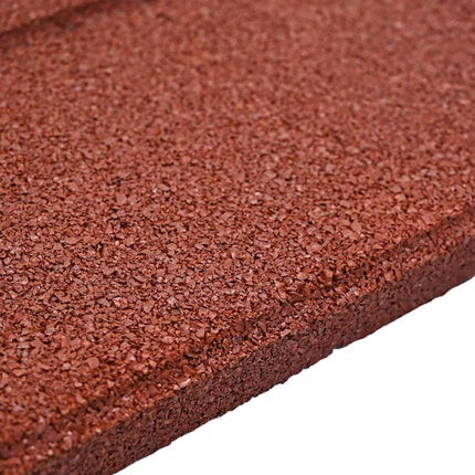 Stepping Stone 6 pcs Red 15.94 x 15.94 x 0.79 in Rubber
