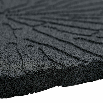 Stepping Stone 6 pcs Black Ø 17.72 x 0.71 in Rubber