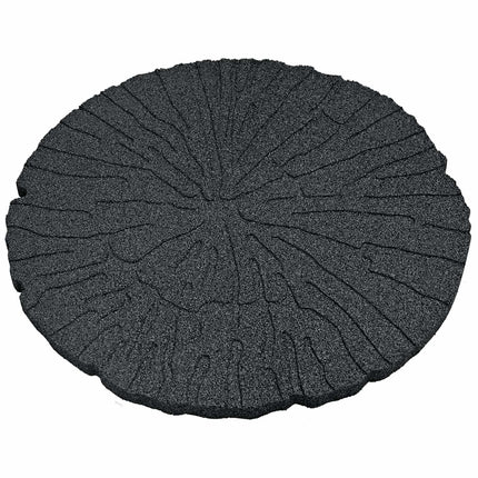 Stepping Stone 6 pcs Black Ø 17.72 x 0.71 in Rubber