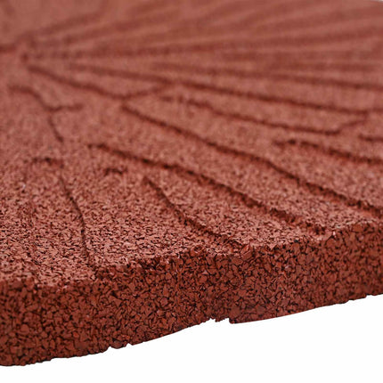 Stepping Stone 6 pcs Red Ø 17.72 x 0.71 in Rubber