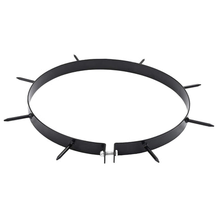 Lawn Aerator Clamp with Spikes 5 pcs Ø 11.81 in Steel