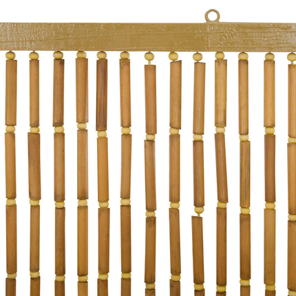 Insect Door Curtain Multicolor 35.43 x 78.74 in Bamboo