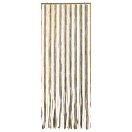 Insect Door Curtain Multicolor 35.43 x 78.74 in Bamboo