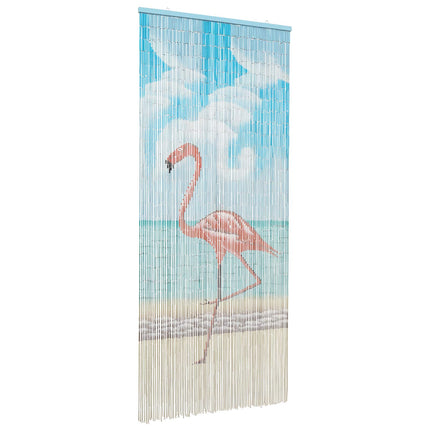 Insect Door Curtain Multicolor 78.74 x 35.43 in Bamboo