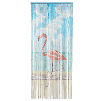 Insect Door Curtain Multicolor 78.74 x 35.43 in Bamboo