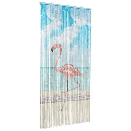 Insect Door Curtain Multicolor 78.74 x 39.37 in Bamboo
