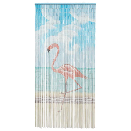 Insect Door Curtain Multicolor 78.74 x 39.37 in Bamboo