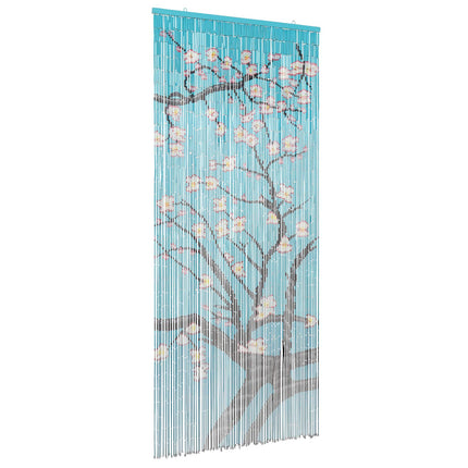 Insect Door Curtain Multicolor 78.74 x 35.43 in Bamboo