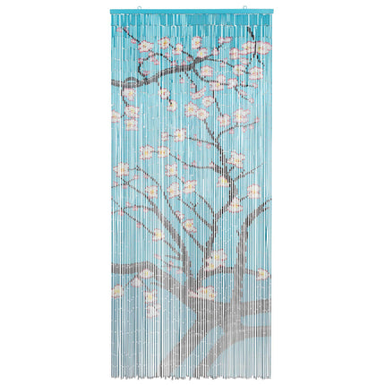 Insect Door Curtain Multicolor 78.74 x 35.43 in Bamboo