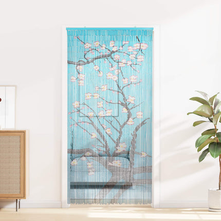 Insect Door Curtain Multicolor 78.74 x 39.37 in Bamboo