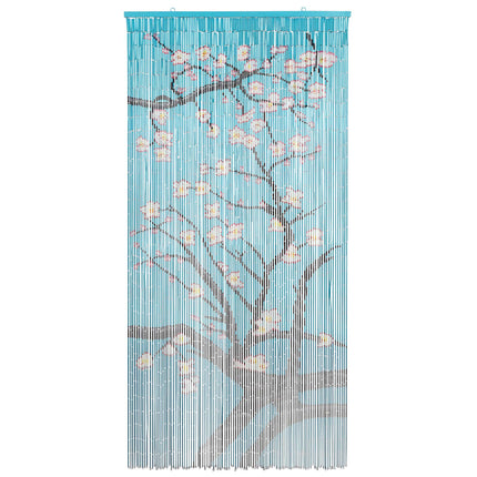 Insect Door Curtain Multicolor 78.74 x 39.37 in Bamboo