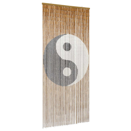 Insect Door Curtain Multicolor 78.74 x 35.43 in Bamboo