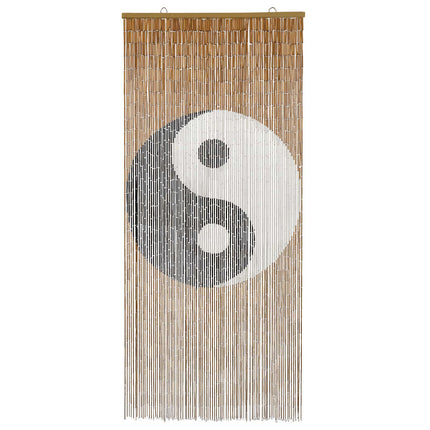 Insect Door Curtain Multicolor 78.74 x 35.43 in Bamboo