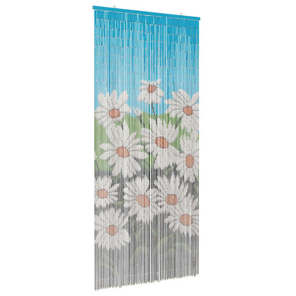 Insect Door Curtain Multicolor 78.74 x 35.43 in Bamboo
