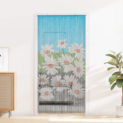Insect Door Curtain Multicolor 78.74 x 39.37 in Bamboo