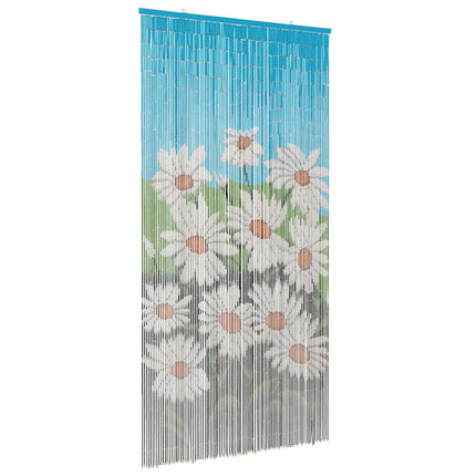 Insect Door Curtain Multicolor 78.74 x 39.37 in Bamboo