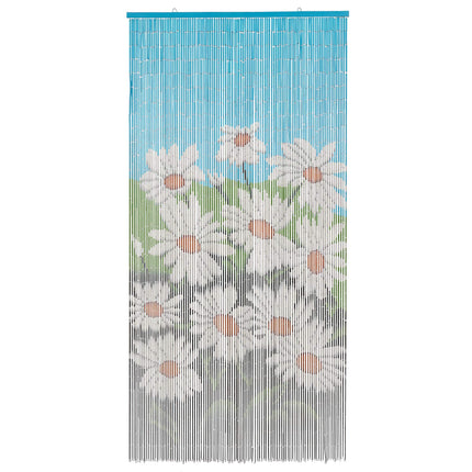 Insect Door Curtain Multicolor 78.74 x 39.37 in Bamboo
