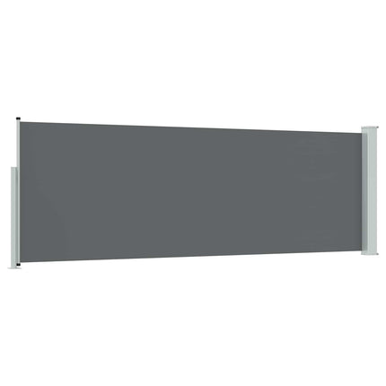 Retractable Side Awning Anthracite 118.11 x 39.37 in Polyester