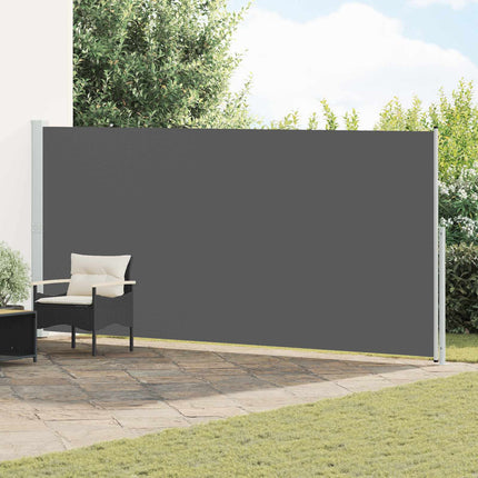 Retractable Side Awning Anthracite 236.22 x 70.87 in Polyester