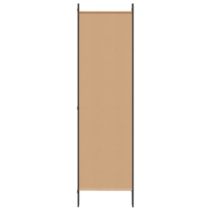 5-Panel Room Divider Beige 98.43 x 70.87 in Fabric
