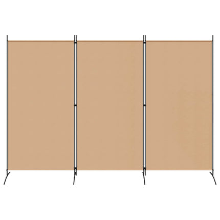 3-Panel Room Divider Beige 102.36 x 70.87 in Fabric