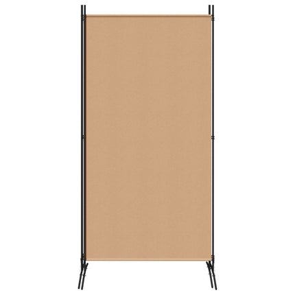 3-Panel Room Divider Beige 102.36 x 70.87 in Fabric