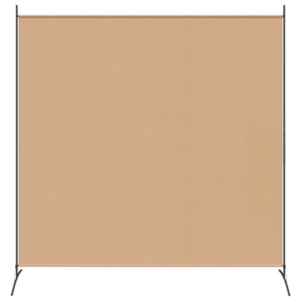 Single Panel Room Divider Beige 68.90 x 70.87 in Fabric