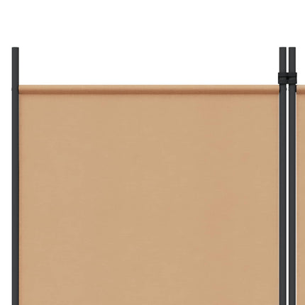 3-Panel Room Divider Beige 59.06 x 78.74 in Fabric