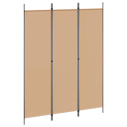 3-Panel Room Divider Beige 59.06 x 78.74 in Fabric