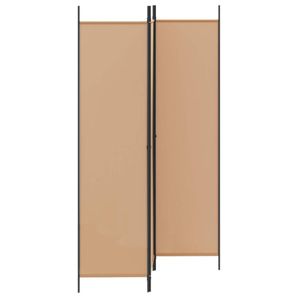 3-Panel Room Divider Beige 59.06 x 78.74 in Fabric