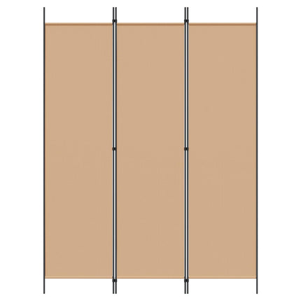 3-Panel Room Divider Beige 59.06 x 78.74 in Fabric