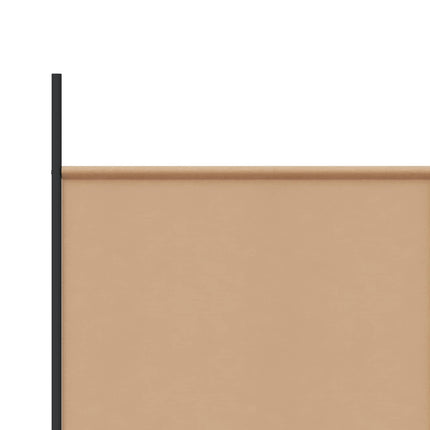 4-Panel Room Divider Beige 136.22 x 70.87 in Fabric