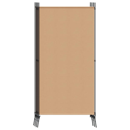 6-Panel Room Divider Beige 204.72 x 70.87 in Fabric