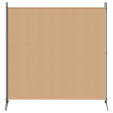 2-Panel Room Divider Beige 137.01 x 70.87 in Fabric