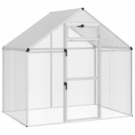 Bird Cage Silver 71.46 x 43.50 x 68.31 in Welded Wire Mesh