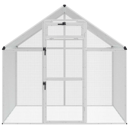 Bird Cage Silver 71.46 x 43.50 x 68.31 in Welded Wire Mesh