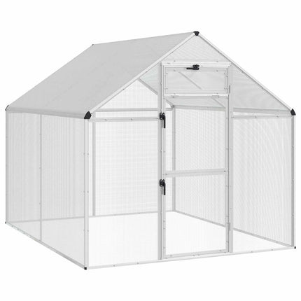 Bird Cage Silver 71.46 x 87.01 x 68.31 in Welded Wire Mesh
