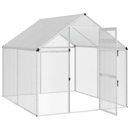 Bird Cage Silver 71.46 x 87.01 x 68.31 in Welded Wire Mesh