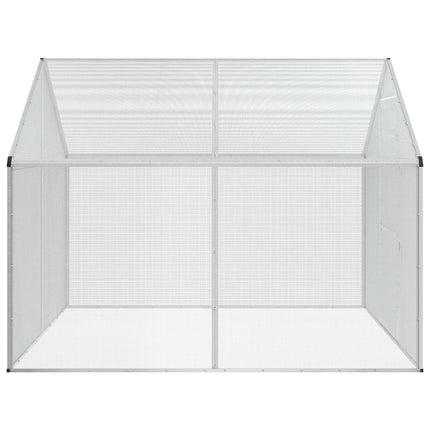 Bird Cage Silver 71.46 x 87.01 x 68.31 in Welded Wire Mesh