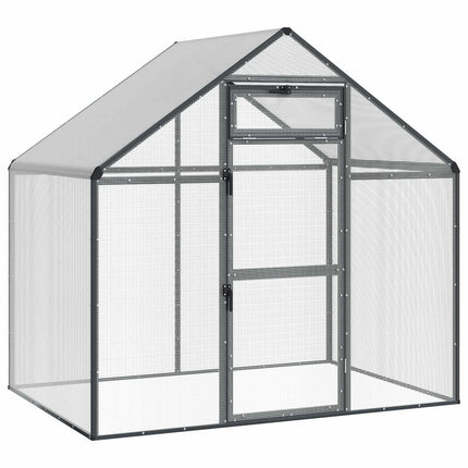 Bird Cage Anthracite 71.46 x 43.50 x 68.31 in Welded Wire Mesh