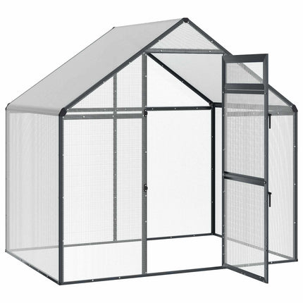 Bird Cage Anthracite 71.46 x 43.50 x 68.31 in Welded Wire Mesh