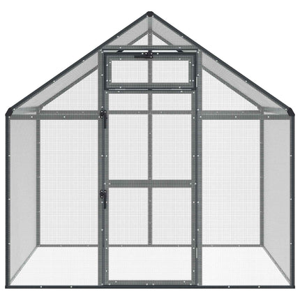 Bird Cage Anthracite 71.46 x 43.50 x 68.31 in Welded Wire Mesh